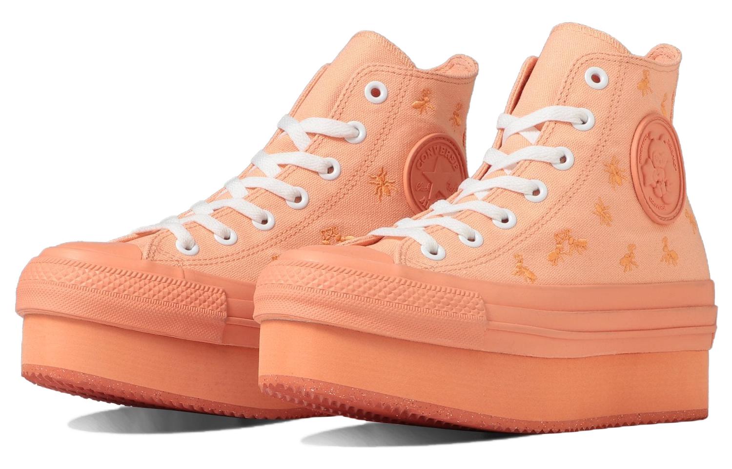 (W) ancco Converse AS (R) Chunkyline HI 'Pastel Orange' 圖 3