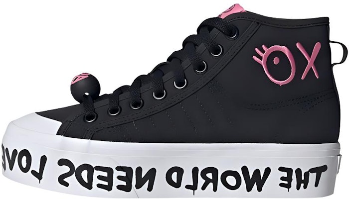 (W) André Saraiva x adidas Nizza Platform Mid ''XO'' Damen/Herren-Sneaker HQ6867 Buy (W) André Saraiva x adidas Nizza Platform Mid ''XO'' Damen/Herren-Sneaker HQ6867