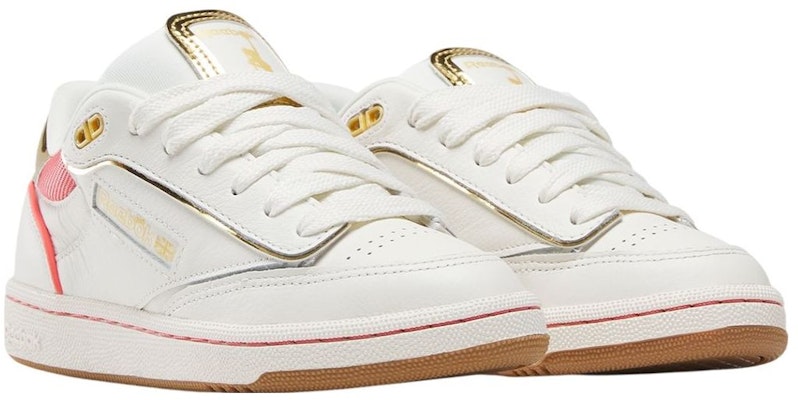 (Women) Angel Reese x Reebok Club C Bulc 'Chalk Sunset Coral' 100228936 Order (Women) Angel Reese x Reebok Club C Bulc 'Chalk Sunset Coral' 100228936