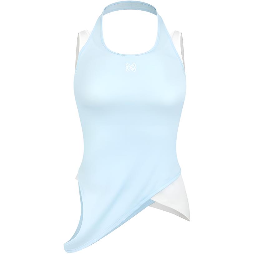 (Women) Ann Andelman Halter Neck Irregular Hem Tank Top AA26BX2876