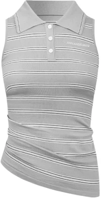 (Women) Ann Andelman SS25 Ruched Striped Sleeveless Tank Top . AA25BX1479 Buy (Women) Ann Andelman SS25 Ruched Striped Sleeveless Tank Top . AA25BX1479