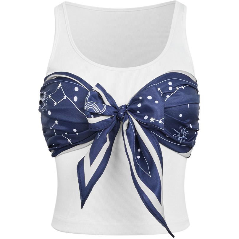 (Women) Ann Andelman SS26 Minimalist Starry Print Casual Tank Top AA26BX3061