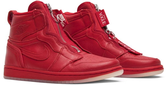 (女性) Anna Wintour x Air Jordan 1 高筒拉鍊復刻 '大學紅' BQ0864-601 Cheap (女性) Anna Wintour x Air Jordan 1 高筒拉鍊復刻 '大學紅' BQ0864-601