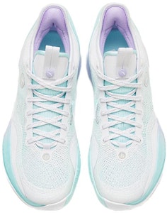 Anta安踏 三分雨1代 爐火純青 水泥克星 弦科技鞋面 氮科技中底 耐磨防滑 低筒 籃球鞋 女款 白綠 Lookbook Anta安踏 三分雨1代 爐火純青 水泥克星 弦科技鞋面 氮科技中底 耐磨防滑 低筒 籃球鞋 女款 白綠