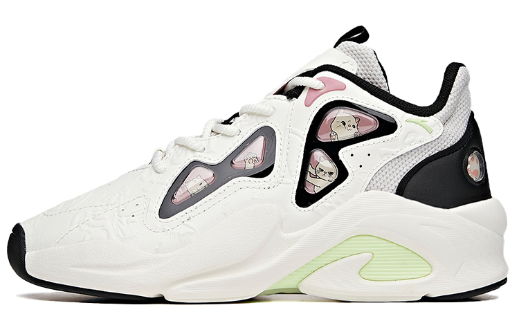 (Women) Anta 'Badao Weifeng White Black Grey' 122118088-4