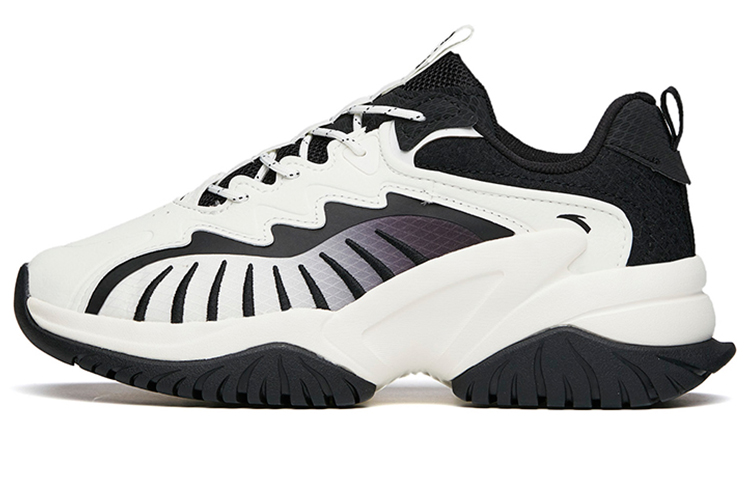 (Women) Anta 'Black White Patchwork Dad Shoe' 122148885-2