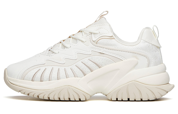 (Women) Anta 'Grey White Patchwork Dad Shoe' 122148885-4