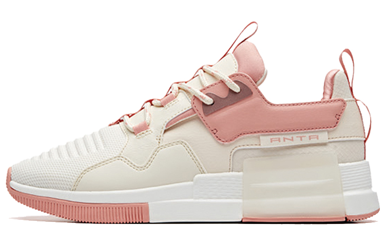 (Women) Anta 'Light Beige White Cube' Life Series Casual Sneakers 12948888-3