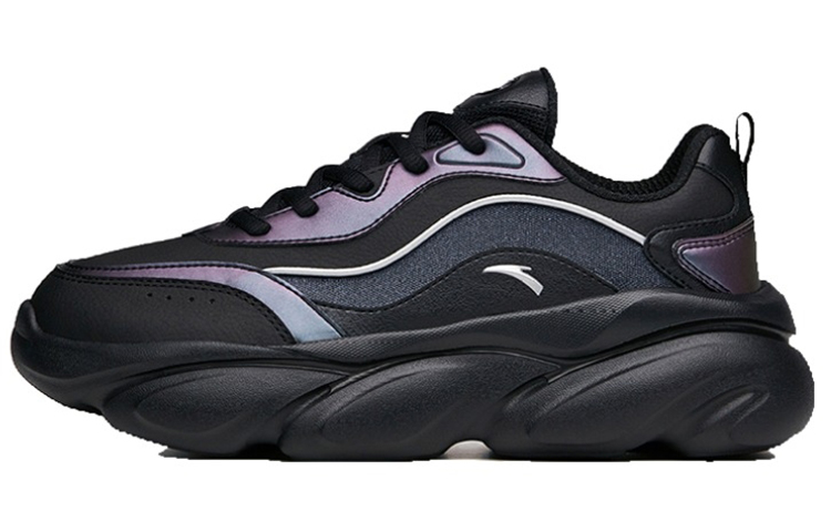 Buy Anta安踏 喵爪 低筒 爸爸鞋 女款 黑銀色