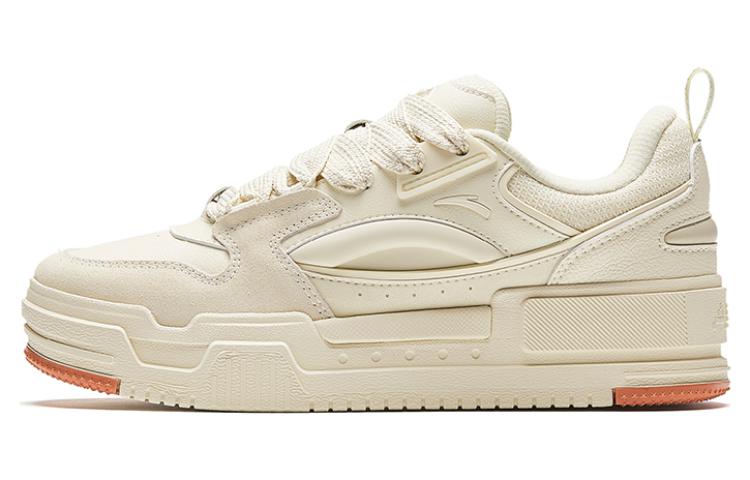 Buy 安踏 微糖面包鞋 舒適休閒 耐磨 低幫 板鞋 女款 米色