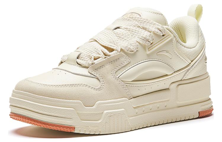 Order 安踏 微糖面包鞋 舒適休閒 耐磨 低幫 板鞋 女款 米色