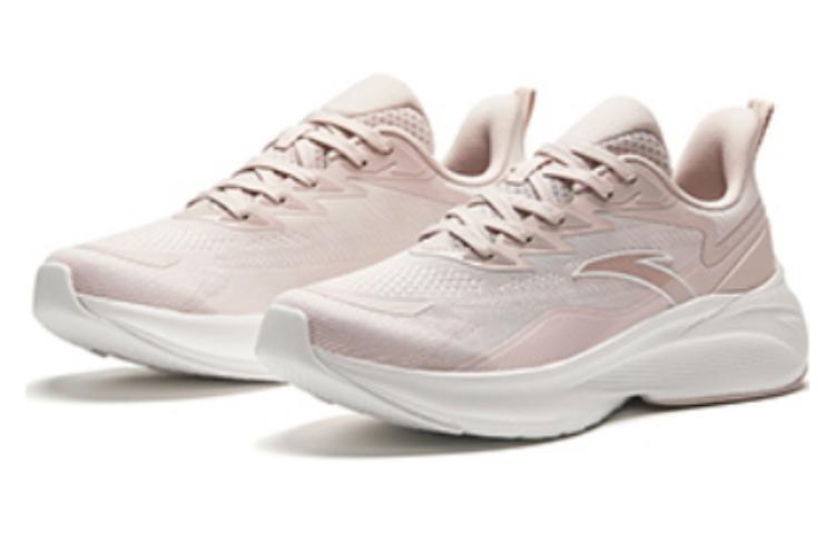 Order Anta安踏 雲蹤 圓頭繫帶 減震耐磨 低筒 跑步鞋 女款 粉