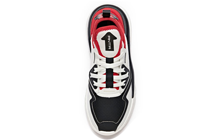 Lookbook (W) Anta Chaussures de Sport Décontractées Série ''Unrestrained Life'' Noir Blanc Rouge 12948842-3