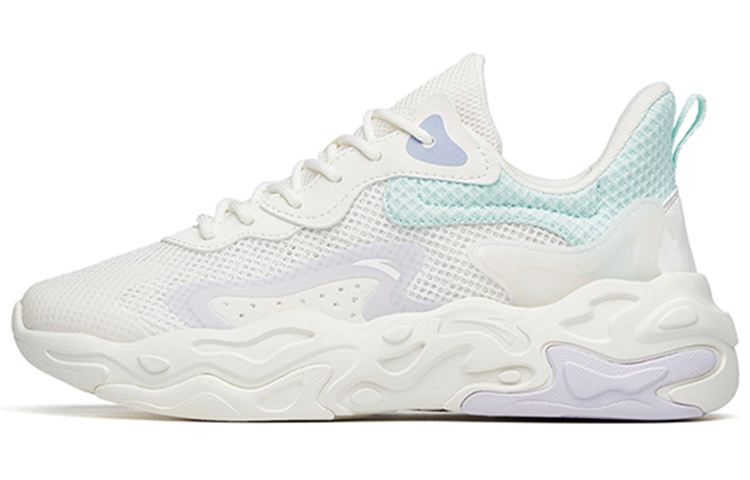 (Women) Anta 'White Blue Purple' 'Pojian Low' 122228861-3