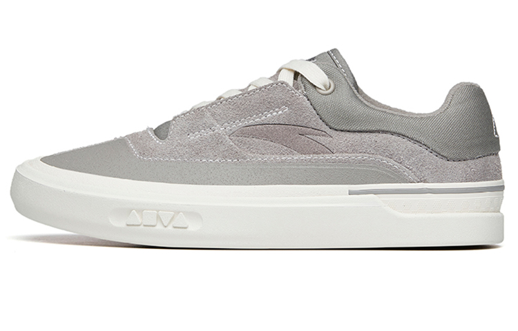 (Women) Anta A-Flashfoam All Terrain Skate Low 'Grey Leather' 122218011-3