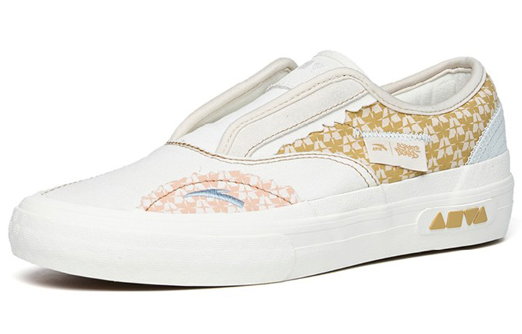 Order (W) Anta A-Flashfoam Skateboard Bas ''Blanc Jaune Slip-On'' 122228017-8