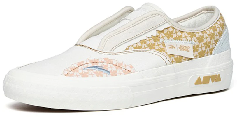 (W) Anta A-Flashfoam Skateboard Low ''Wit Geel Slip-On'' Sneakers 122228017-8 Order (W) Anta A-Flashfoam Skateboard Low ''Wit Geel Slip-On'' Sneakers 122228017-8