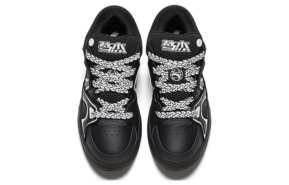 Lookbook Anta安踏 奧傑 休閒舒適 防滑耐磨 低筒 滑板鞋 女款 黑色