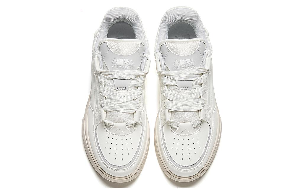 Lookbook Anta安踏 骜杰面包鞋 低幫 板鞋 女款 象牙白