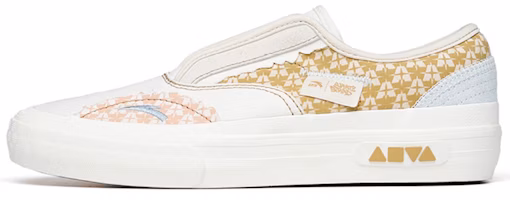 (Women) Anta A-Flashfoam Skateboard Low 'White Yellow Slip-On' 122228017-8 (Women) Anta A-Flashfoam Skateboard Low 'White Yellow Slip-On' 122228017-8