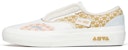 (W) Anta A-Flashfoam Skateboard Rendah 'Putih Kuning Slip-On' 122228017-8
