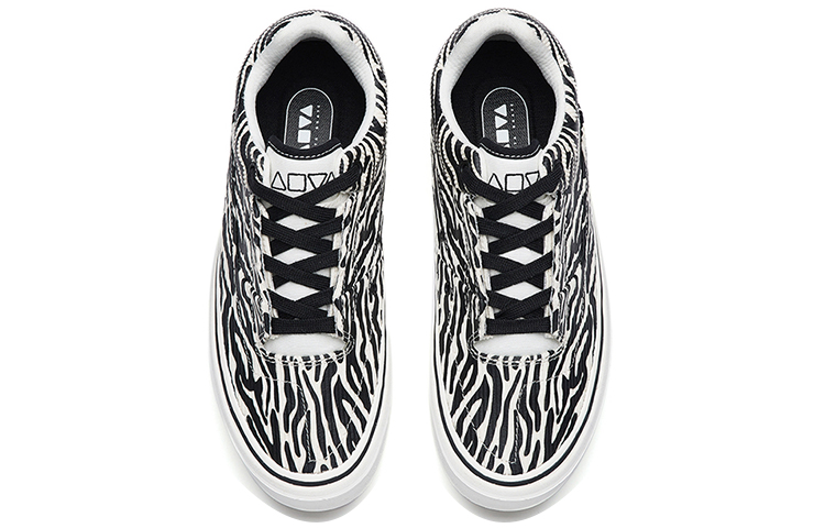 (W) Anta MD Skate Shoes 'Black White' 圖 4