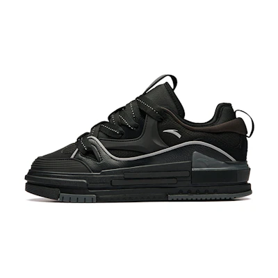 (W) Anta A-Top Low Top 'Black Bread Shoes'