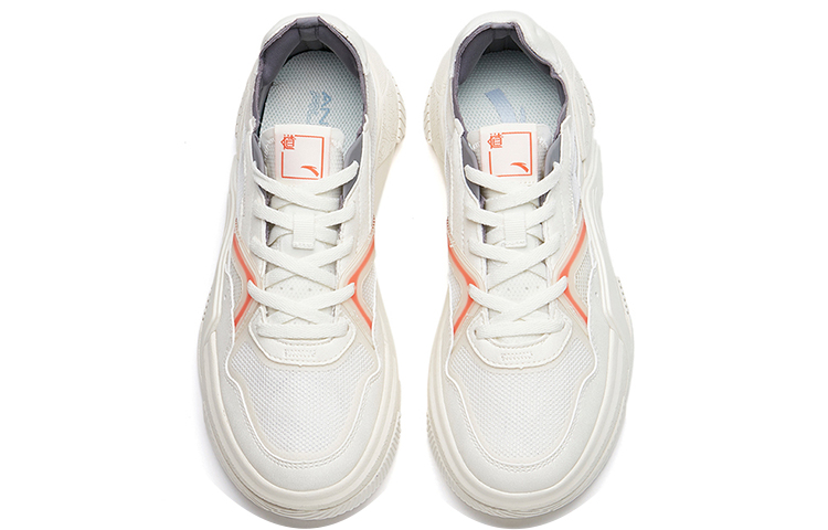 Lookbook Anta安踏 生活系列 A道 PRO 舒適休閒 低筒 滑板鞋 女款 象牙白