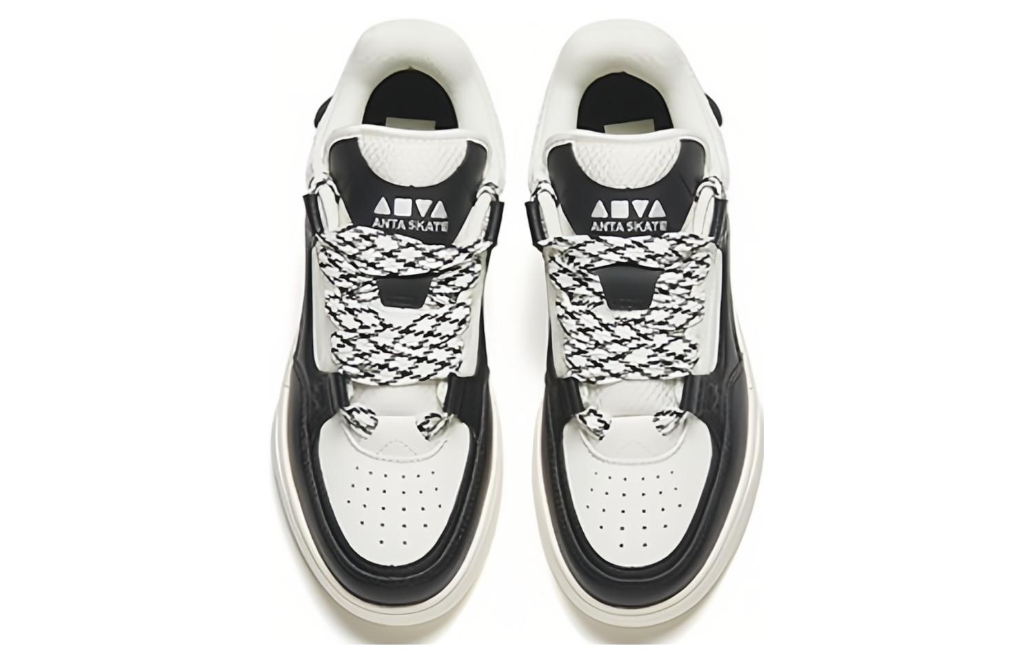 (W) Anta AOJIE Skateboarding Shoes 'White Black' 圖 3