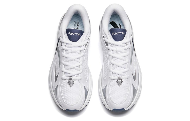 Lookbook Anta安踏 AT952 防滑耐磨 低筒 運動休閒鞋 女款 白銀藍