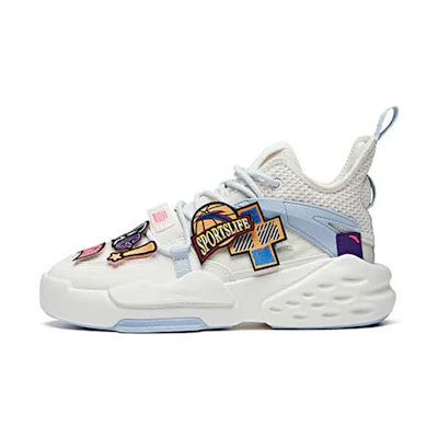 (W) Anta Baas Velcro 'White Blue'