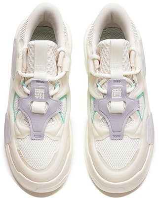 Anta安踏 霸氣3.0 防滑耐磨 低筒 板鞋 女款 白灰 Lookbook Anta安踏 霸氣3.0 防滑耐磨 低筒 板鞋 女款 白灰