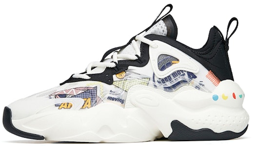 (W) 安踏霸道低帮 '白黑绿' 122228080-5 Buy (W) 安踏霸道低帮 '白黑绿' 122228080-5