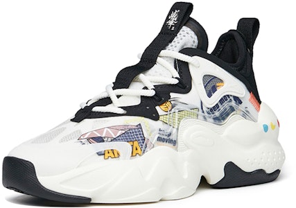 (W) 安踏霸道低帮 '白黑绿' 122228080-5 Order (W) 安踏霸道低帮 '白黑绿' 122228080-5