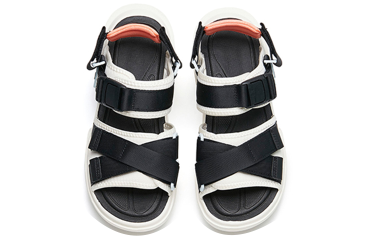 Shop 安踏霸道透氣沙灘涼鞋 女款 黑白色