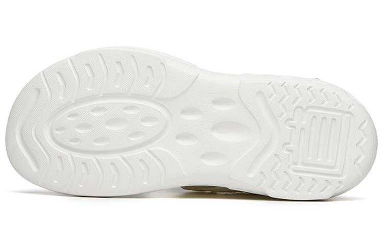 (W) Anta BaDao Velcro Sport Sandals 'White Blue Purple' 圖 5