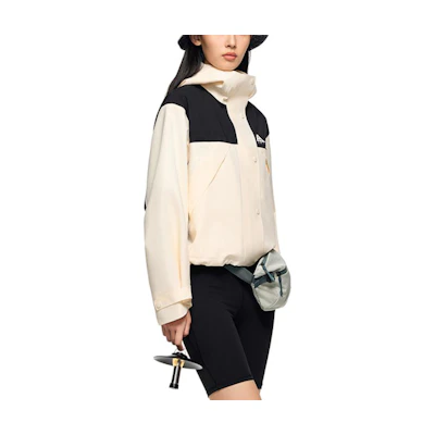 (Women) Anta Breathable Training Hoodie Jacket - Black/Vanilla White 962437603-5