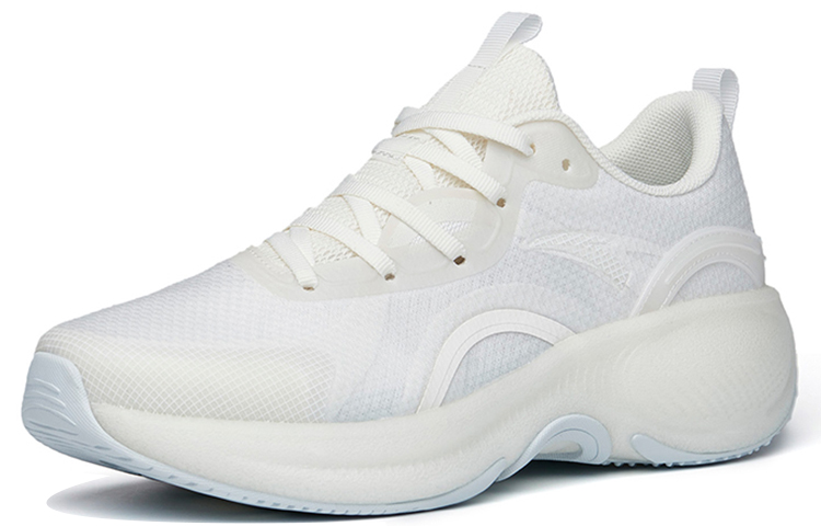 Order 安踏 糖芯泡泡3.0 防滑耐磨 低帮 跑步鞋 女款 象牙白