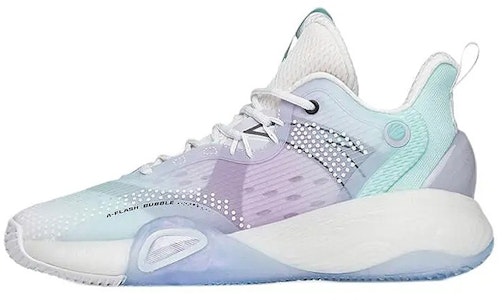 Anta安踏 泡泡彈 緩震耐磨實戰籃球鞋 女款 白紫綠 Buy Anta安踏 泡泡彈 緩震耐磨實戰籃球鞋 女款 白紫綠