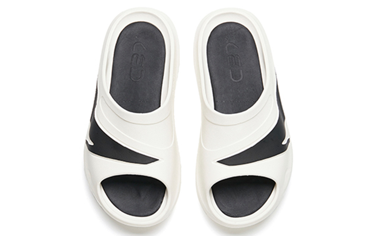 Shop (Women) Anta C37 Slides 'White Black' 922226992-2