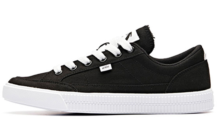 (Women) Anta Canvas Low 'Comfort Breathable Black' 92918003-5