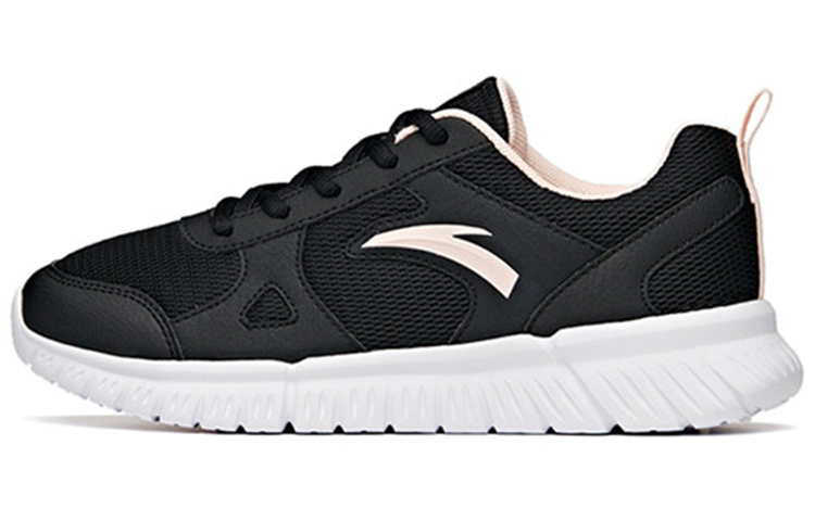 (W) Anta Casual Breathable Running Shoe 'Black Pink'