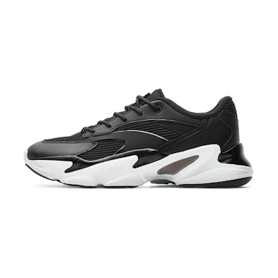 (W) Anta Casual Dad Shoe 'Black White'