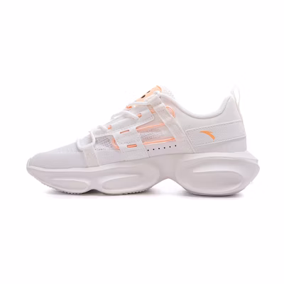 (W) Anta Casual Dad Shoe 'White Orange'
