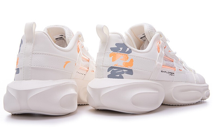 (W) Anta Casual Dad Shoe 'White Orange' 圖 4