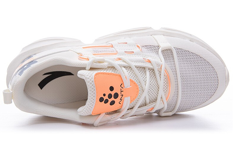 (W) Anta Casual Dad Shoe 'White Orange' 圖 5