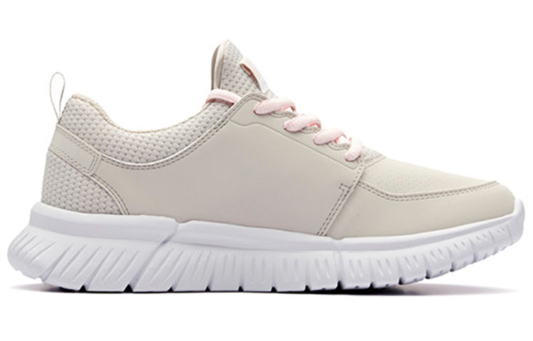 (W) Anta Casual Leather Running Shoe 'Grey Pink White' 圖 2
