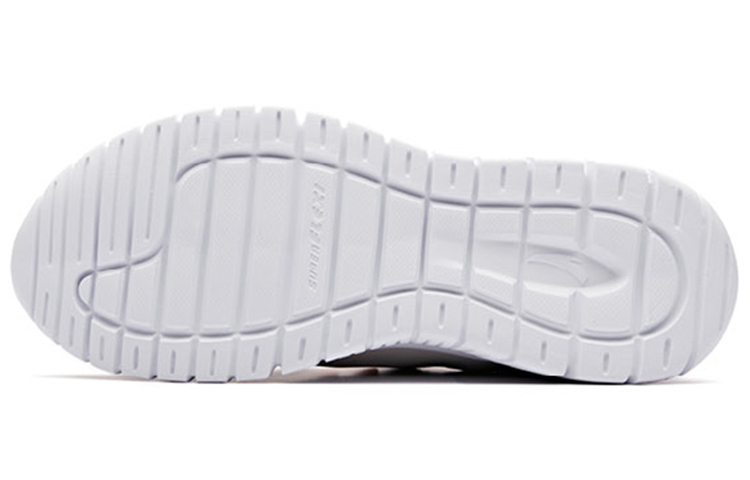 (W) Anta Casual Leather Running Shoe 'Grey Pink White' 圖 6