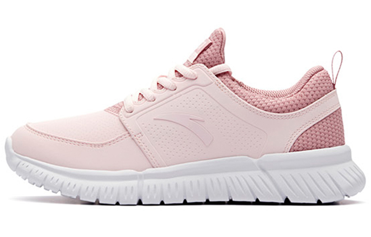 (W) Anta Casual Leather Running Shoe 'Pink White'