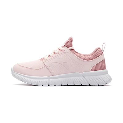 (W) Anta Casual Leather Running Shoe 'Pink White'